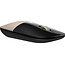 Hewlett Packard HP Z3700 | Draadloze Muis | Links- en Rechtshandig | RF | 1200 DPI | Goud