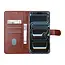 Tuniq iPhone  Book Case hoesje - Pasjeshouder voor 3 pasjes - Magneetsluiting - Hanger - Bruin