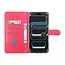 Tuniq iPhone  Book Case hoesje - Pasjeshouder voor 3 pasjes - Magneetsluiting - Hanger - Roze
