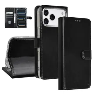 Tuniq iPhone  Book Case hoesje - Zwart