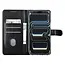 Tuniq iPhone  Book Case hoesje - Pasjeshouder voor 3 pasjes - Magneetsluiting - Hanger - Zwart