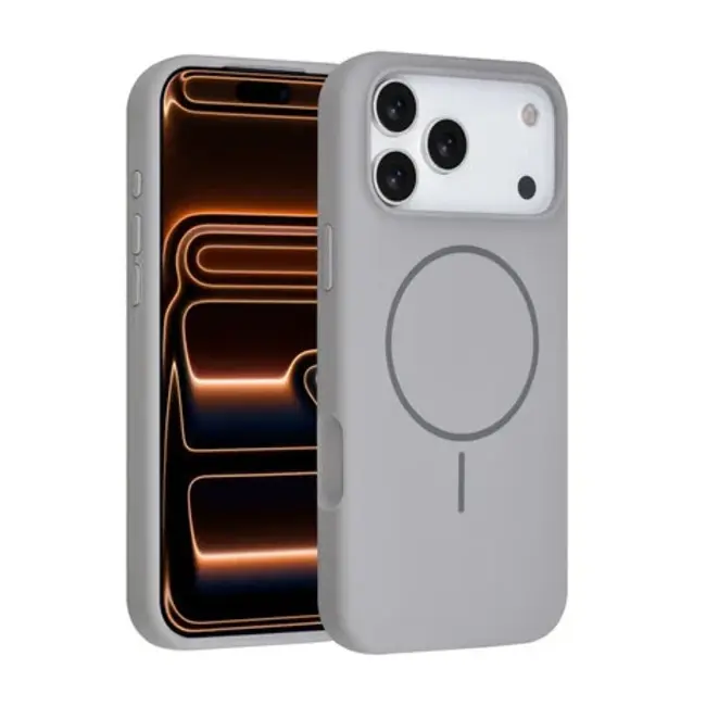Tuniq iPhone  Backcover hoesje - Magsafe - Full Silicone - Grijs