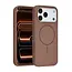 Tuniq iPhone  Backcover hoesje - Magsafe - Full Silicone - Bruin