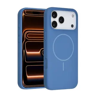 Tuniq iPhone  Backcover hoesje - Magsafe - Full Silicone - Blauw