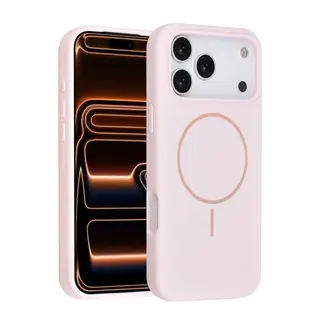 Tuniq iPhone  Backcover hoesje - Magsafe - Full Silicone - Roze