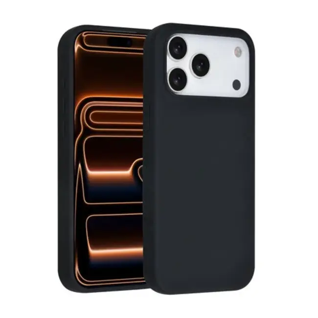 Tuniq iPhone  Backcover hoesje - Full Silicone -Zwart