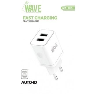 Wave Wave WA-103 Travel Charger 2 x USB-A (10.5 Wat)