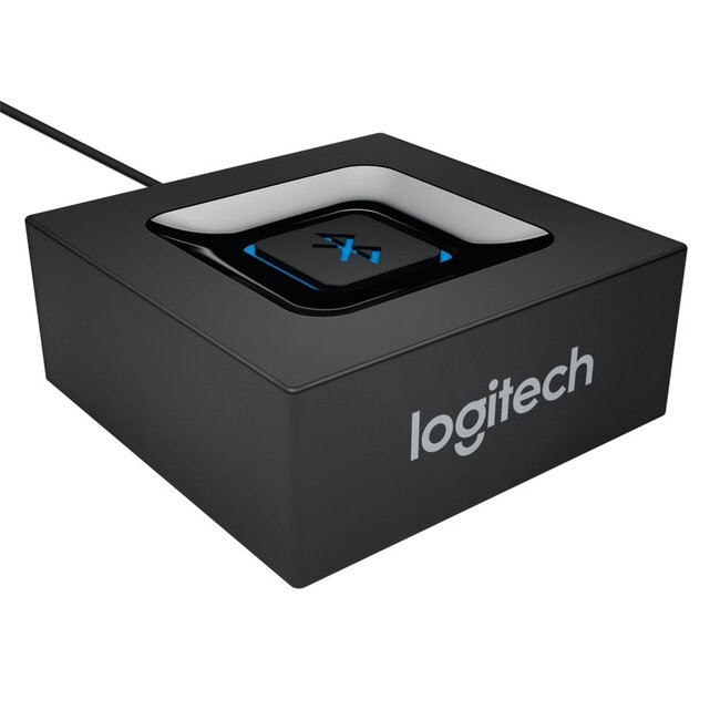 Logitech Bluetooth Audio Adapter | Draadloos Streamen | 3,5mm & RCA | Zwart
