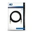 ACT AC3610 | 3.5mm Audiokabel | 1,5 Meter | Stereo Jack naar Jack | Zwart