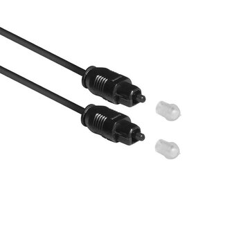 ACT AC3690 | SPDIF Optische Audiokabel | 1,2 Meter | TOSLINK | Zwart