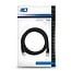 ACT netwerkkabel | Cat6 | U/UTP (UTP) | 0,9 m | Zwart | AC4000