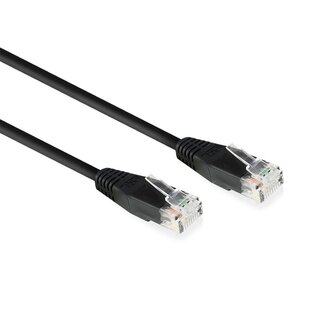 ACT netwerkkabel | Cat6 | U/UTP (UTP) | 15 m | Zwart | AC4015