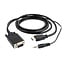 Gembird A-HDMI-VGA-03-6 | HDMI naar VGA Adapter met Audio | 1,8 m | Zwart