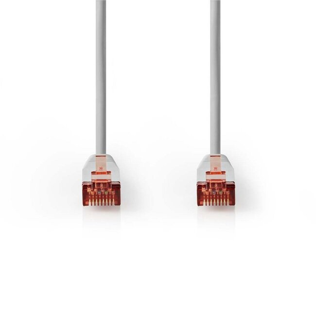 Nedis netwerkkabel | Cat6 | S/FTP (S-STP) | 5 m | Grijs | CCGB85221GY50