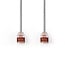 Nedis netwerkkabel | Cat6 | S/FTP (S-STP) | 5 m | Grijs | CCGB85221GY50