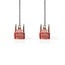 Nedis netwerkkabel | Cat6 | U/UTP (UTP) | 1,5 m | Grijs | CCGP85200GY15