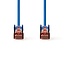 Nedis netwerkkabel | Cat6 | S/FTP (S-STP) | 2 m | Blauw | CCGP85221BU20