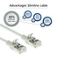 ACT netwerkkabel | Cat6a | U/FTP (STP) | 2 m | Grijs | DC7002