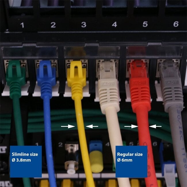 ACT netwerkkabel | Cat6a | U/FTP (STP) | 2 m | Grijs | DC7002