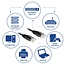 ACT UTP Cat 6 Patchkabel | 15 m | RJ45 | Zwart
