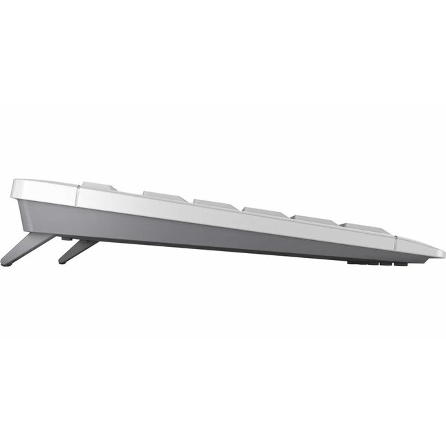 Cherry Stream Desktop Recharge | Draadloos Toetsenbord en Muis | Grijs | USB Receiver
