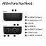 Hewlett Packard HP USB-C 100W G6 | USB-C Docking Station | 100W Power Delivery | Zwart