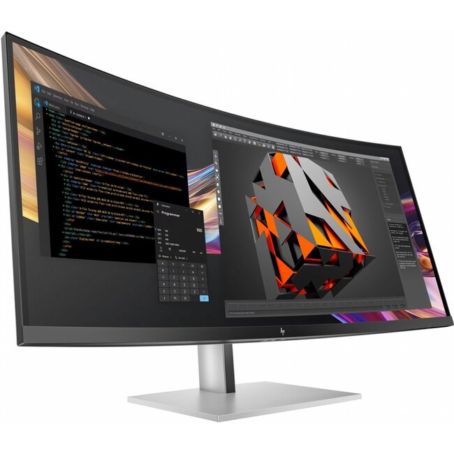 Hewlett Packard HP Series 7 Pro 738pu | 37.5" WQHD+ IPS Black Curved | Thunderbolt 4 | USB-C Docking Monitor
