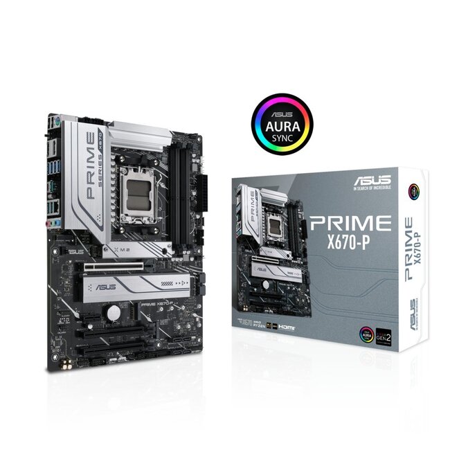 Asus ASUS PRIME X670-P | AMD X670 | Socket AM5 | 4x DDR5 | ATX Moederbord | REFURBISHED (refurbished)
