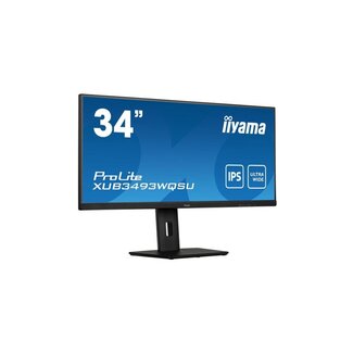 Iiyama iiyama ProLite XUB3493WQSU-B5 34" | 3440x1440 UWQHD IPS | 75Hz | 4ms | 21:9 Ultrawide | USB-Hub | Monitor | RENEWED (refurbished)
