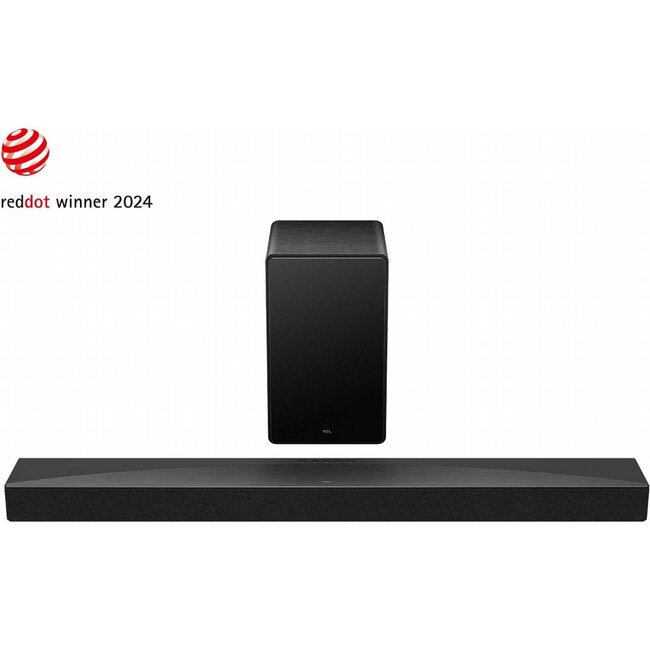 TCL Q65H | 5.1 Soundbar | Dolby Atmos & DTS:X | Draadloze Subwoofer | 580W | Zwart