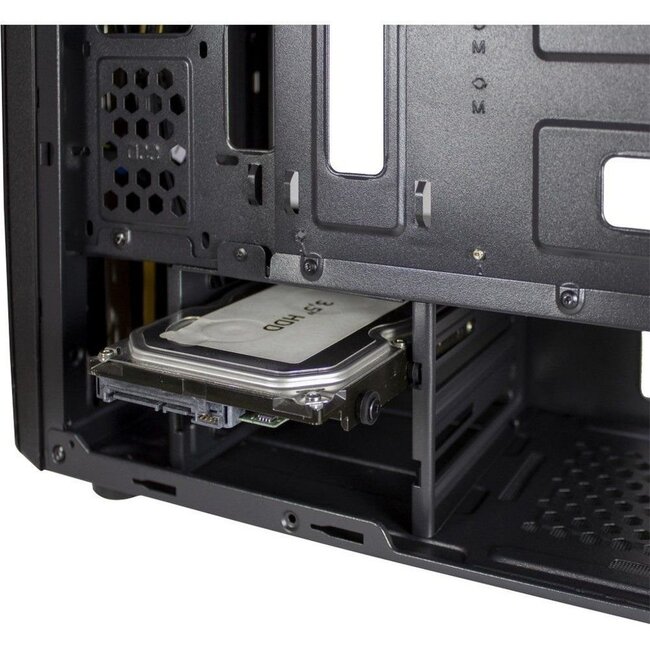 Inter-Tech Thunder Blue Light | Midi Tower Case | Zwart | RENEWED (refurbished)