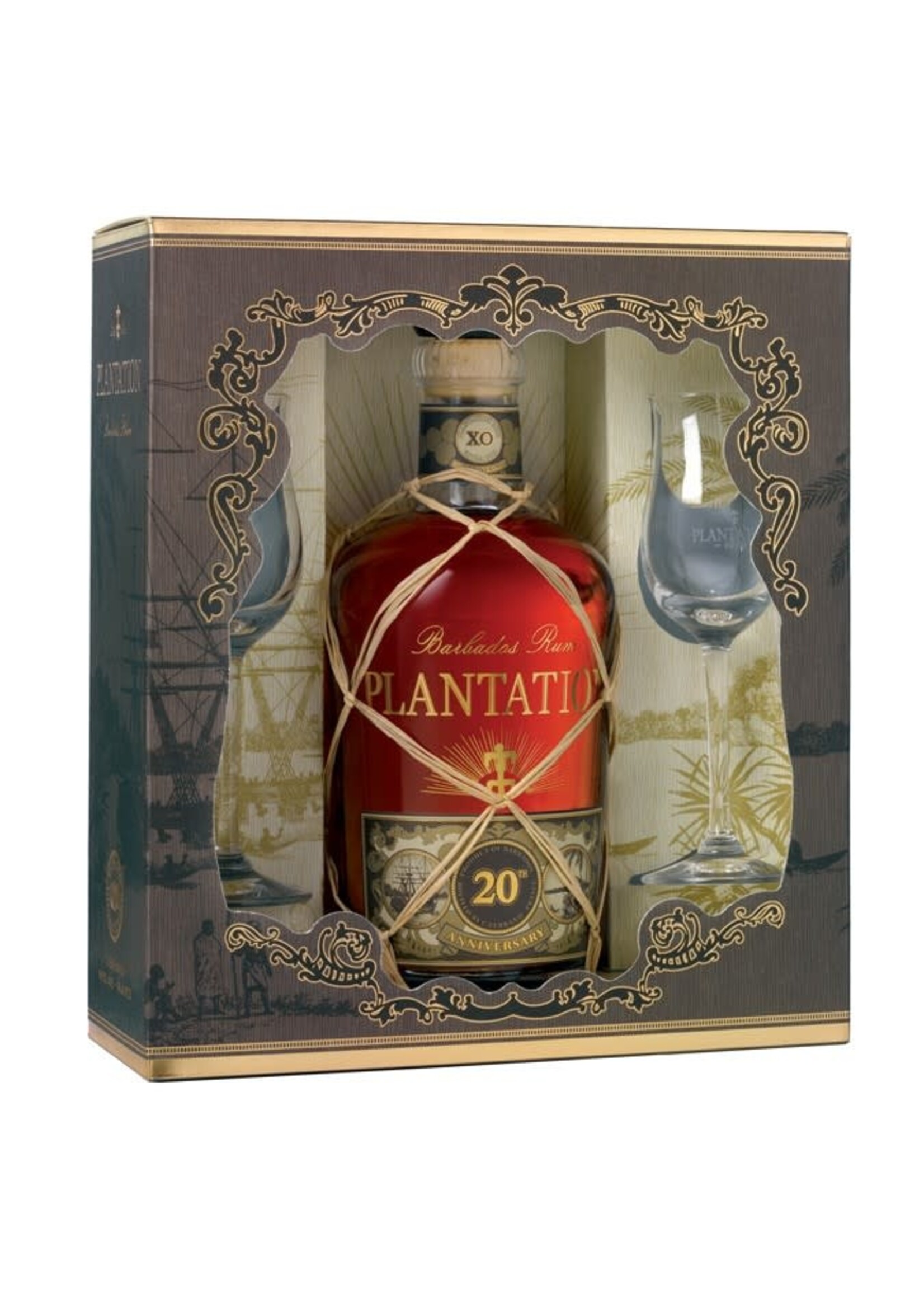 Planteray Barbados XO + 2 Glasses Giftpack