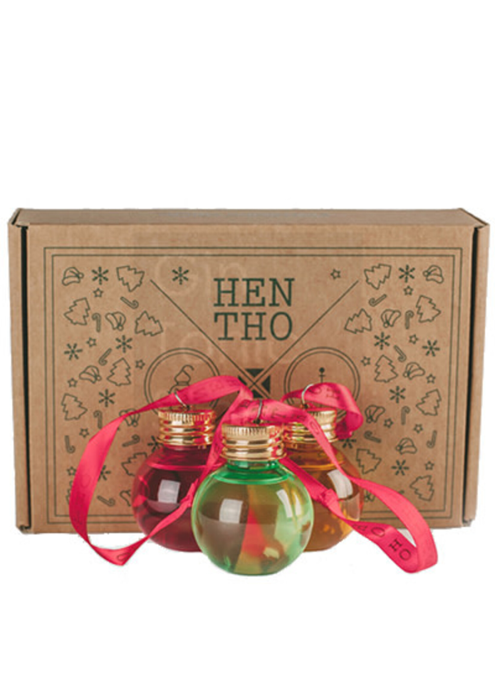 Hentho Gin Kerstballen Gift