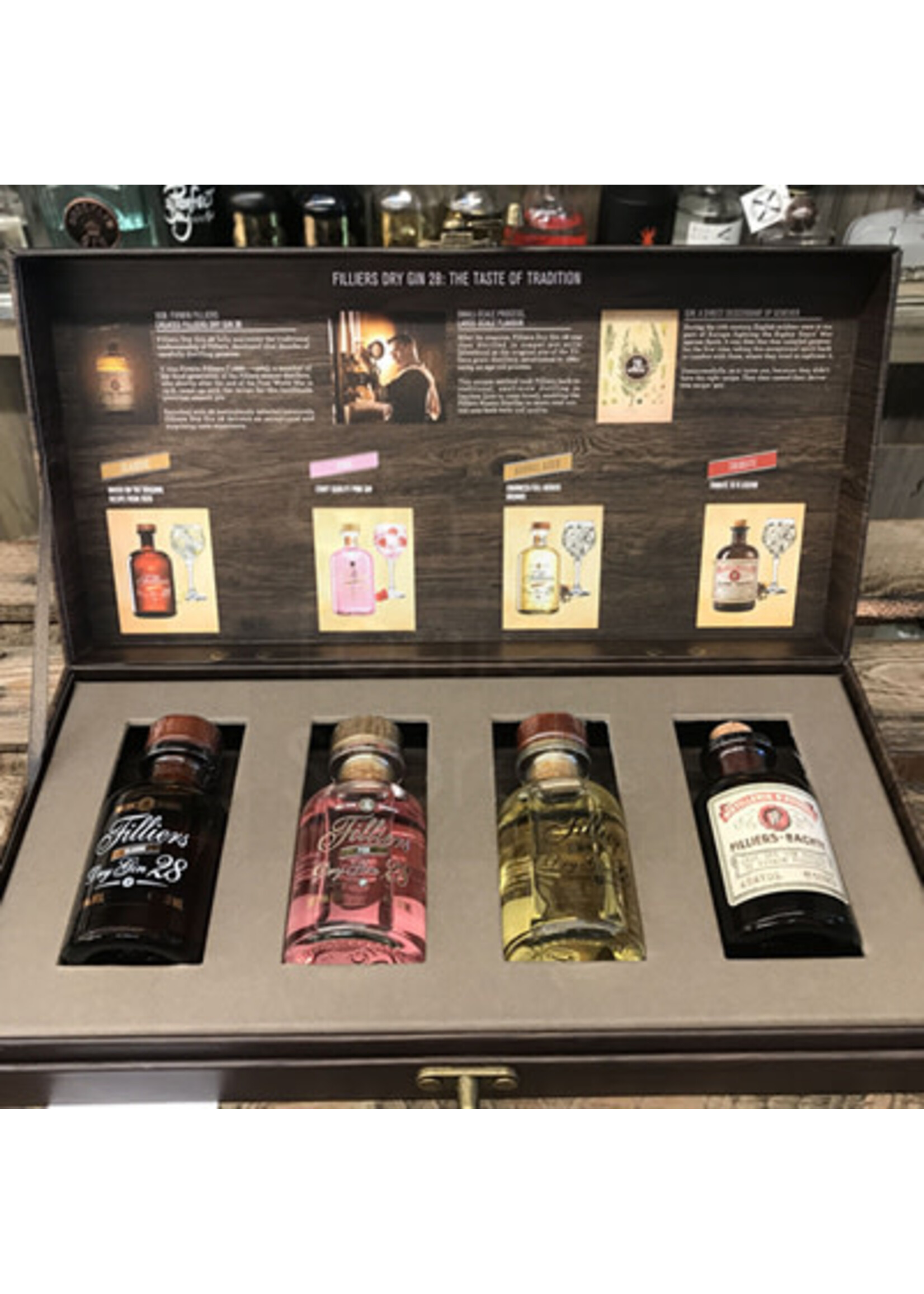 Filliers Dry Gin Giftpack 4 x 5cl