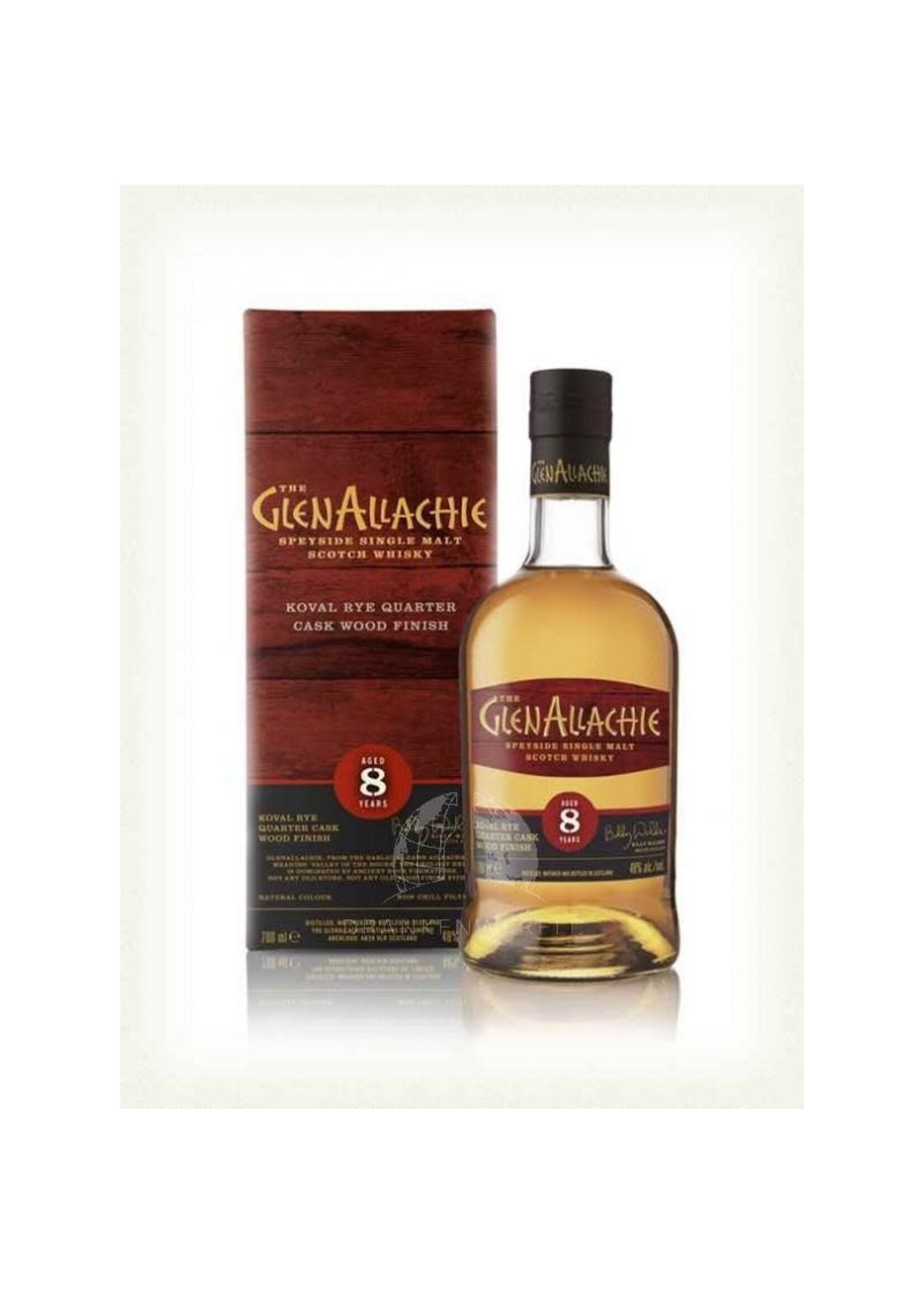 GlenAllachie 8Y Koval Rye Quarter Cask Wood Finish