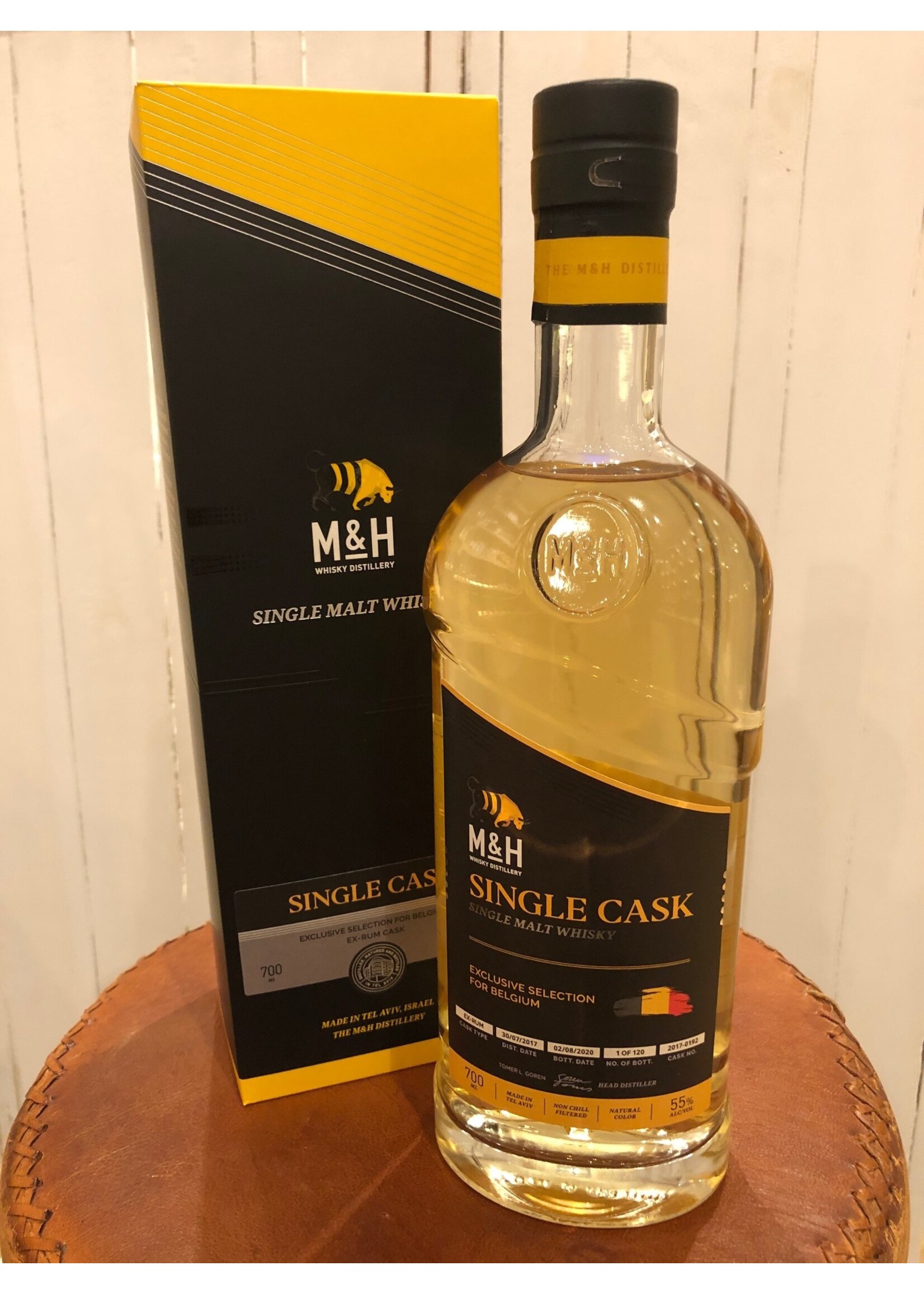 Milk & Honey Ex-Rum Cask 55% - Belgium Exclusive Edition