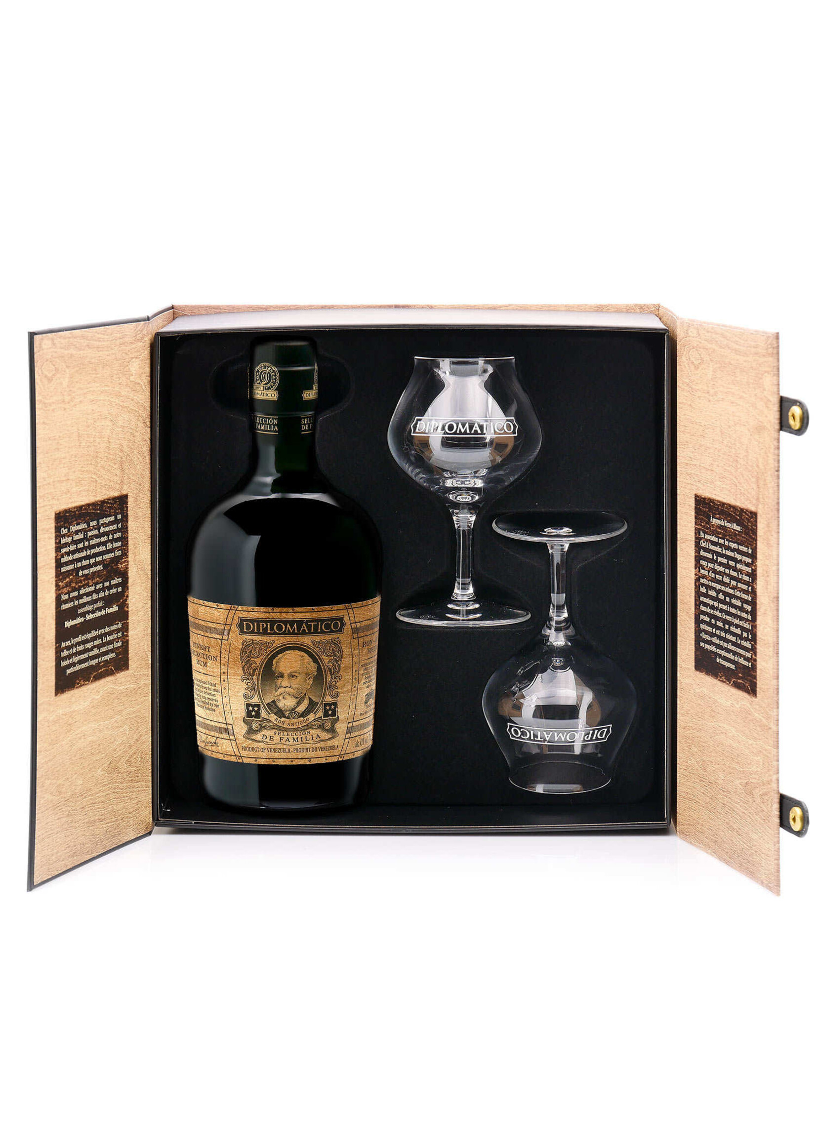 Diplomatico Seleccion De Familia + 2 Glazen Giftset