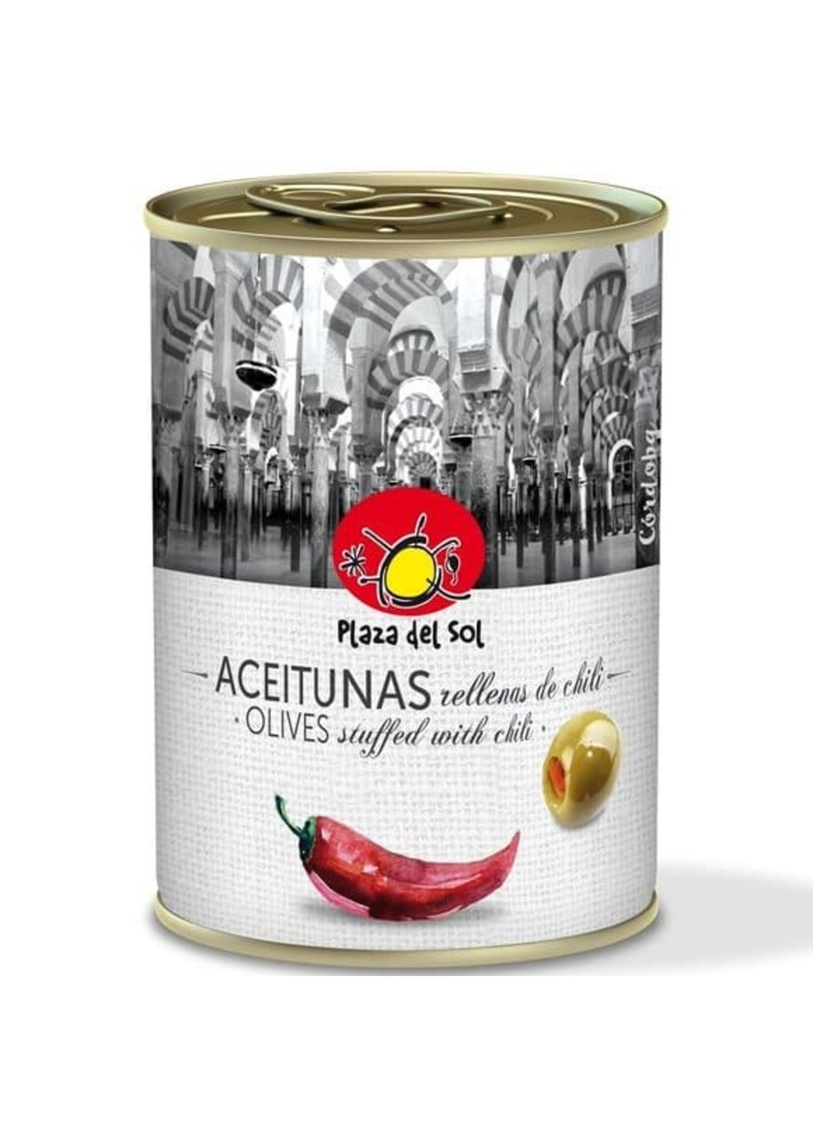 Plaza del Sol Olives Stuffed with Chili 280g