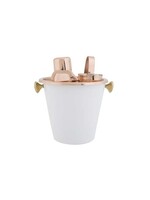 White-Copper Barset 6-Delig