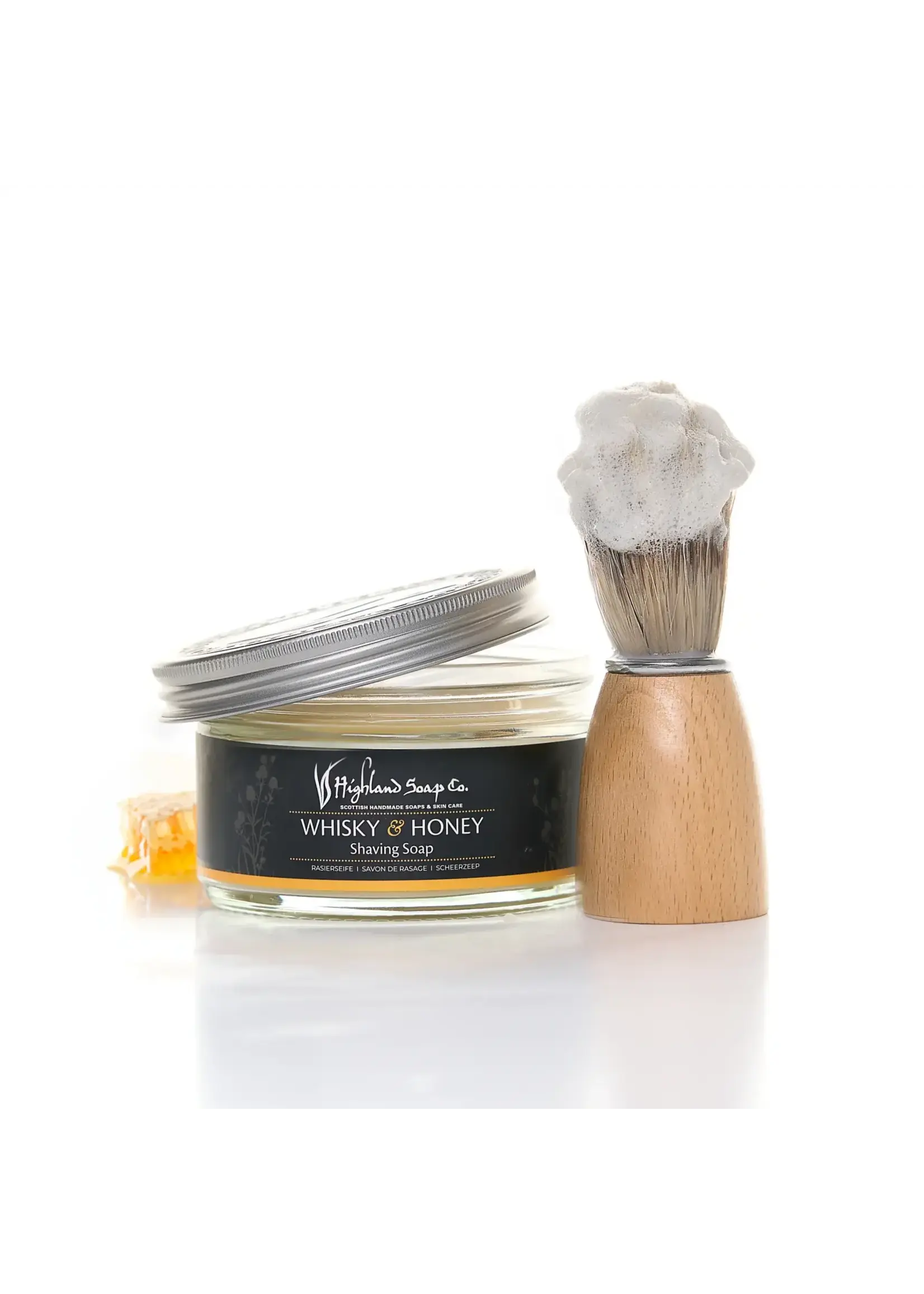Highland Soap Co. - Whisky & Honey Shaving Soap