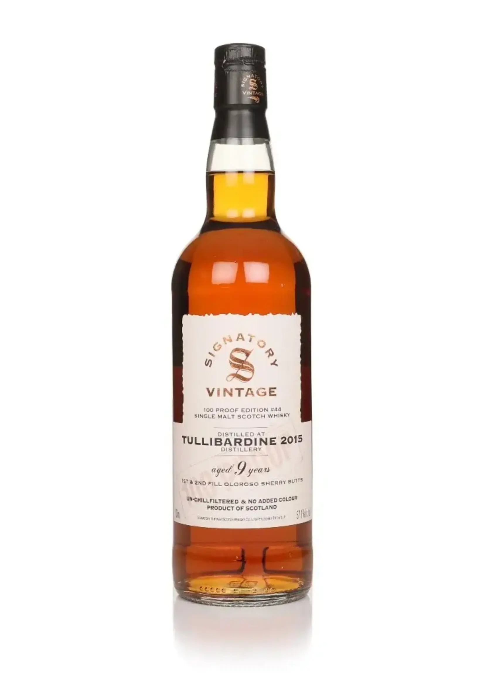 Signatory 100 Proof Tullibardine 2015 9Y