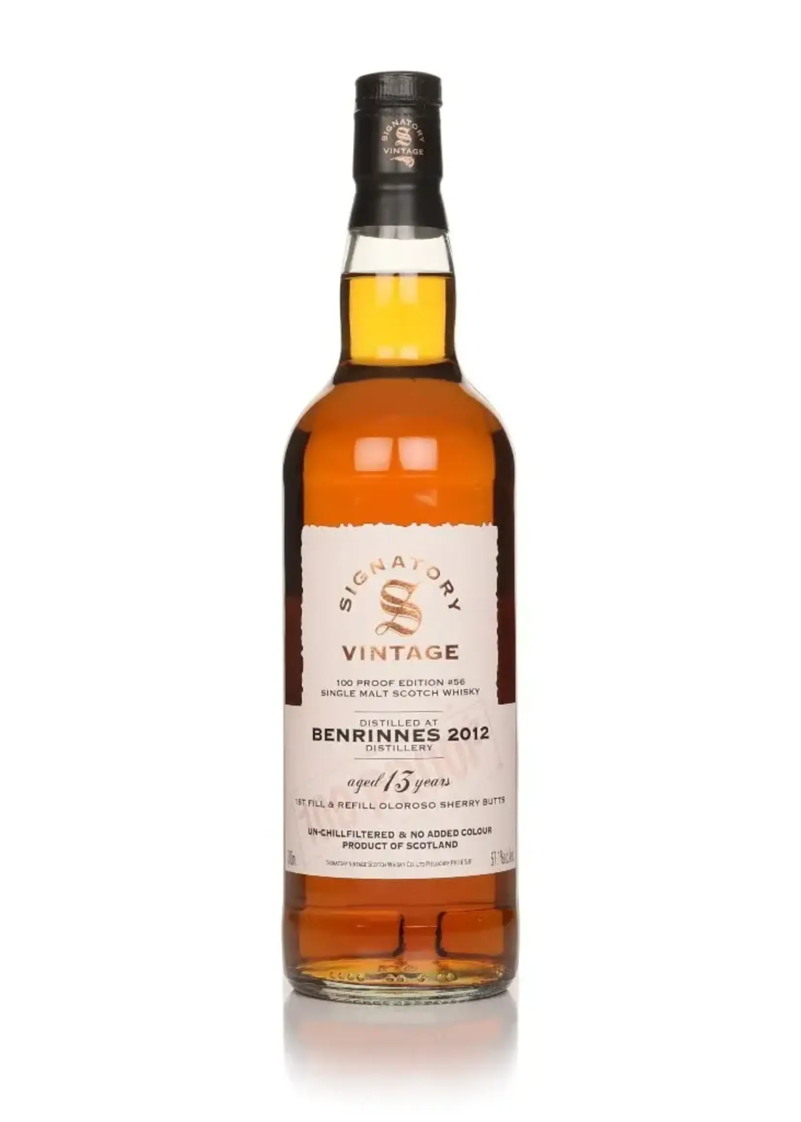 Signatory 100 Proof Benrinnes 2012 13Y