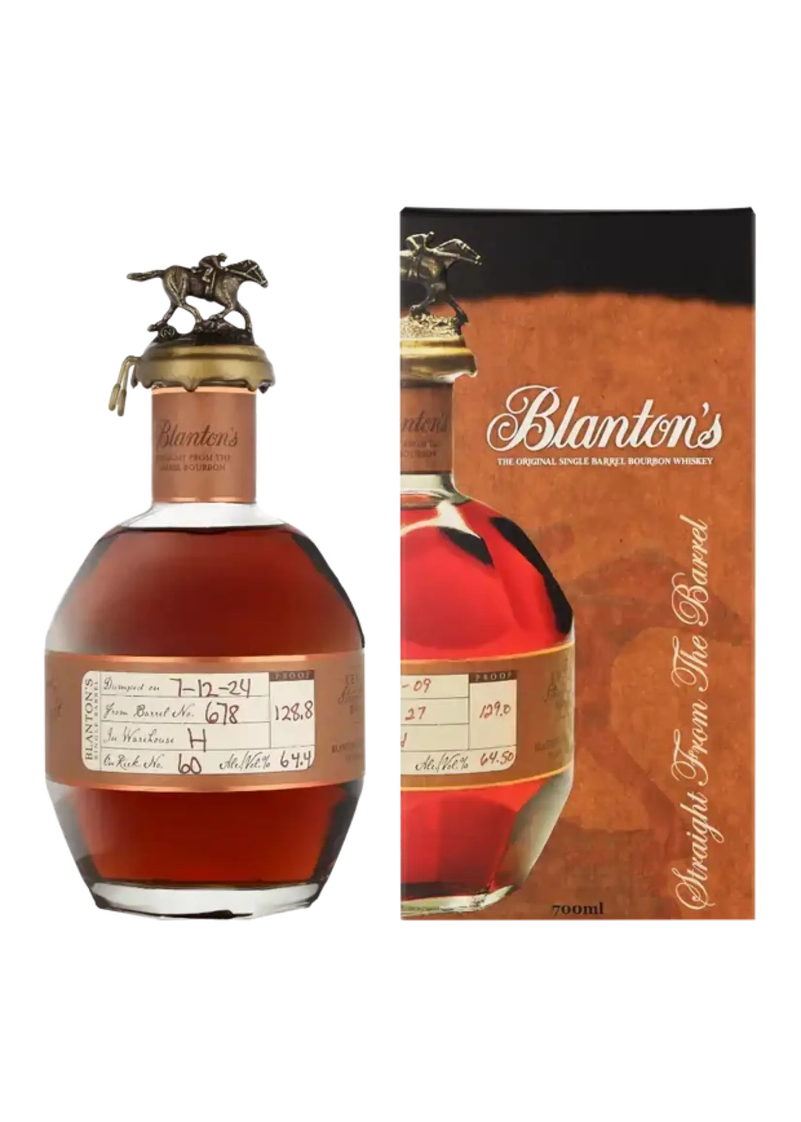 Blanton's Straight From The Barrel - Cask 651 - 64,4%