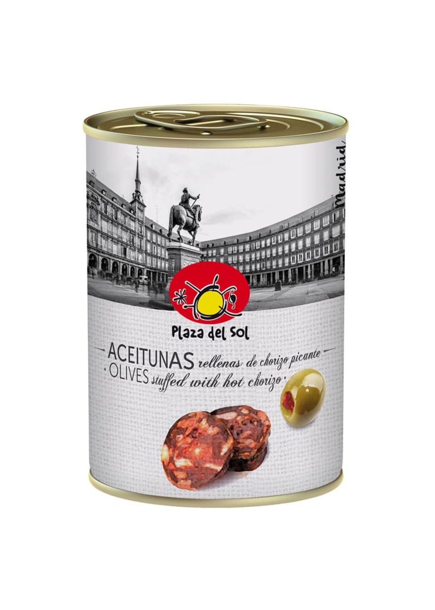 Plaza del Sol Olives Stuffed with Hot Chorizo 280g