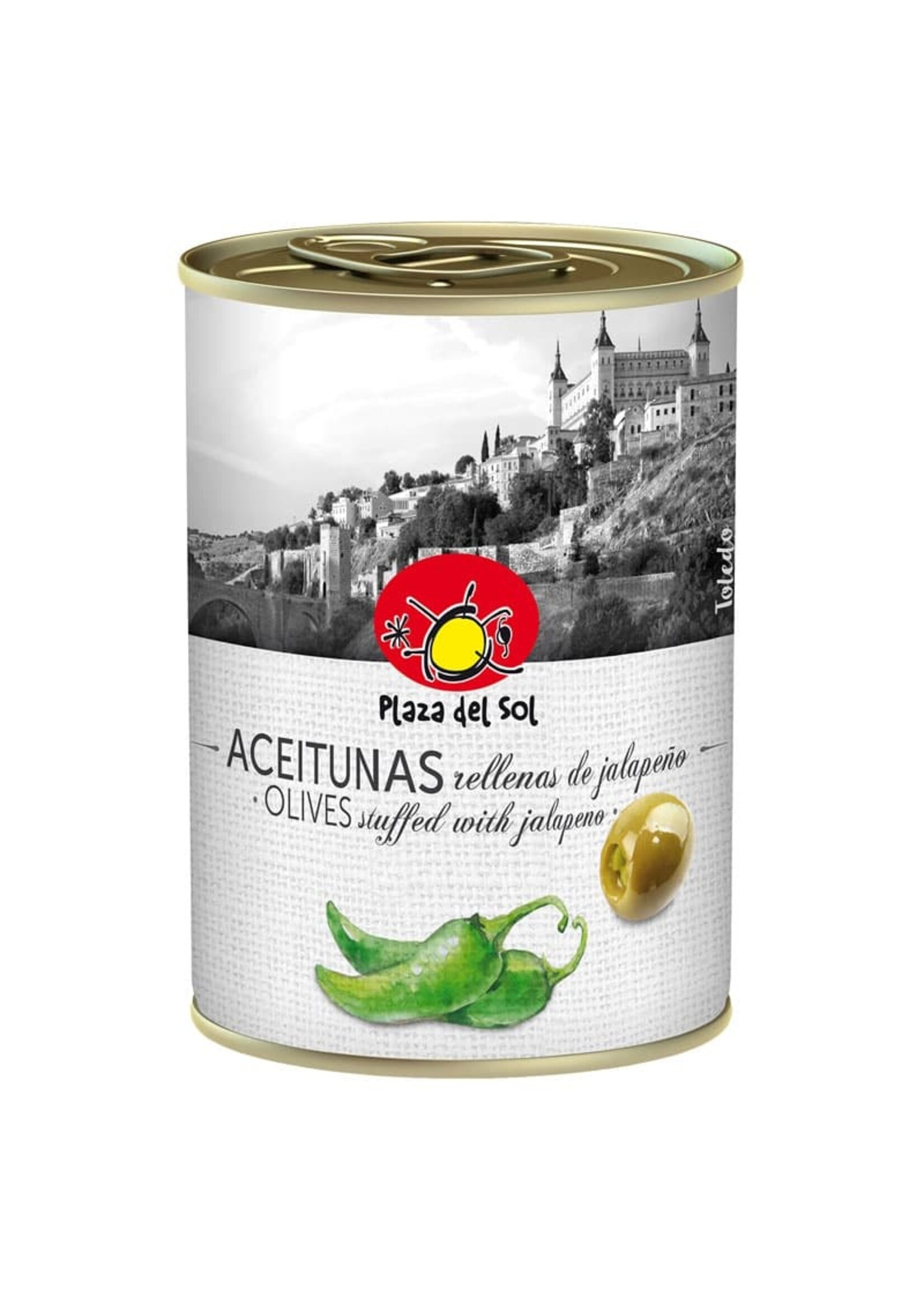 Plaza del Sol Olives Stuffed with Jalapeno 280g