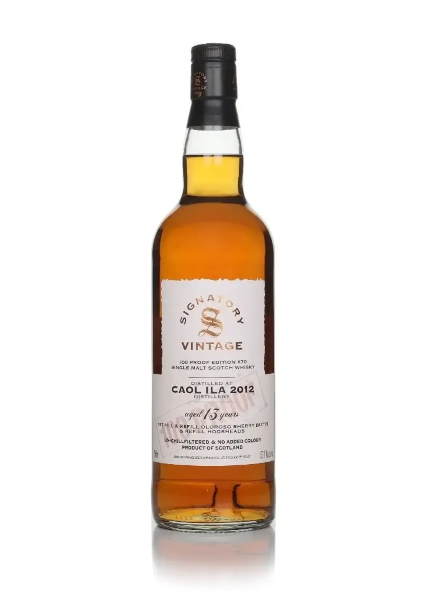 Signatory 100 Proof Caol Ila 2012 13Y
