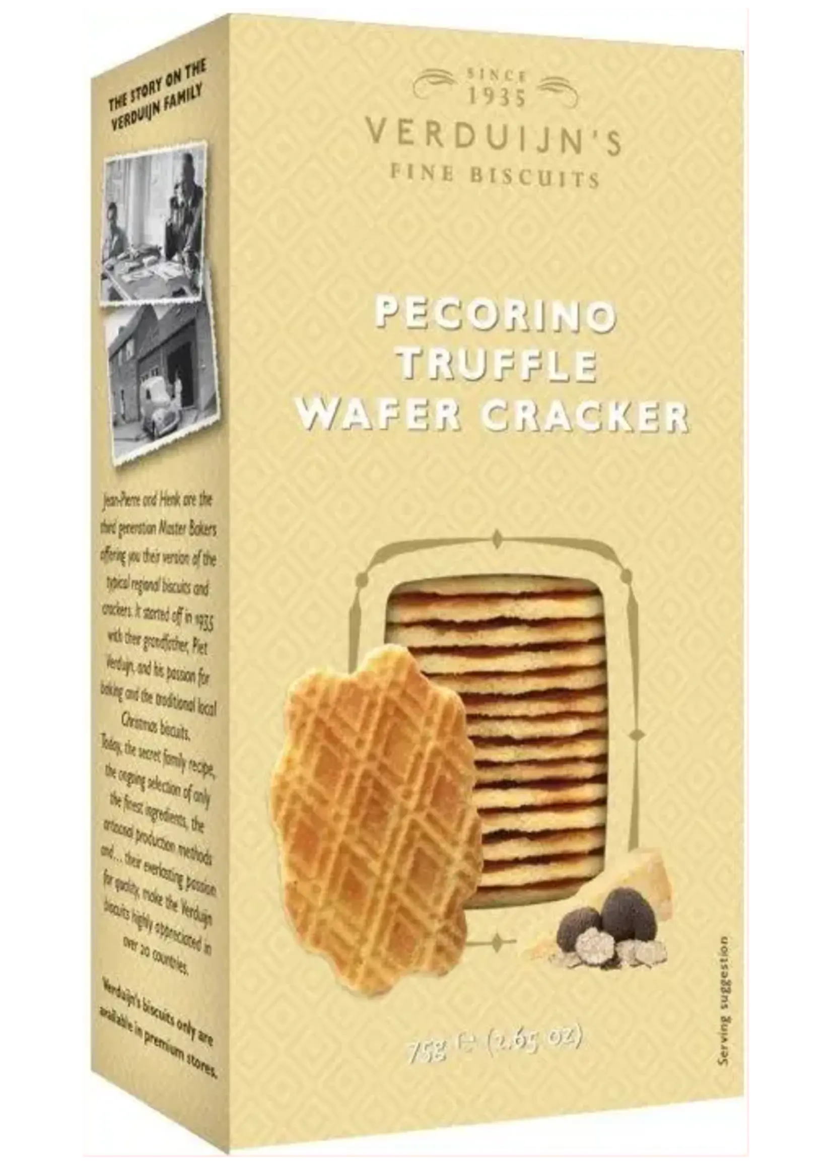 Verduijn's Pecorino Truffle Wafer Cracker 75g
