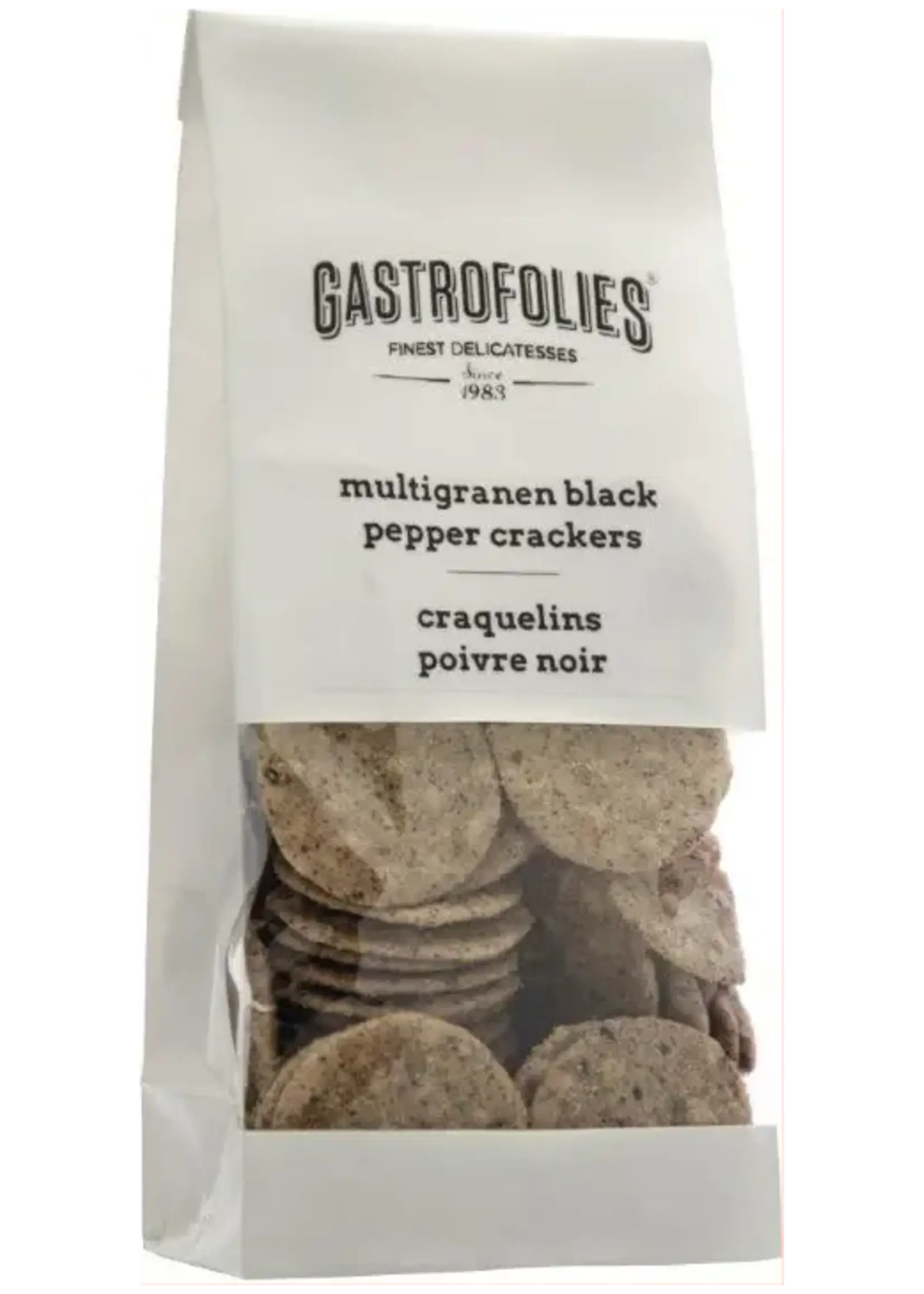 Gastrofolies Multigranen Black Pepper Crackers 60g