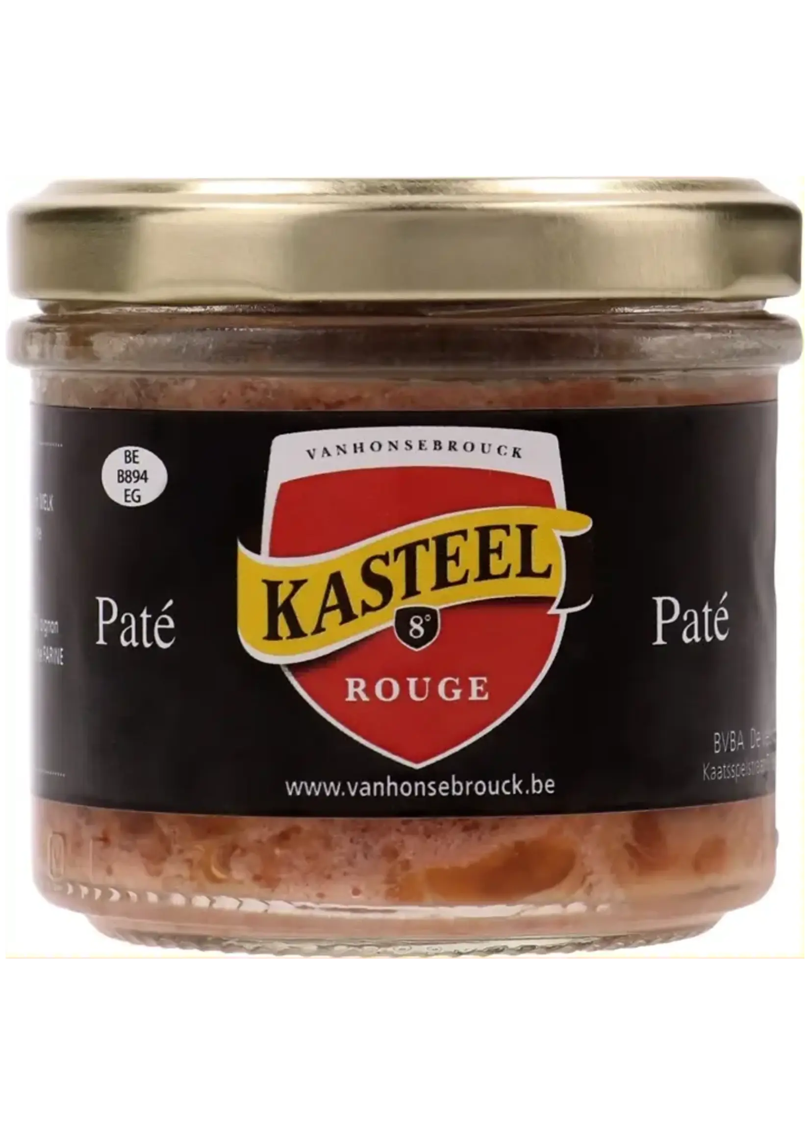 Paté met Kasteelbier Rouge 100g