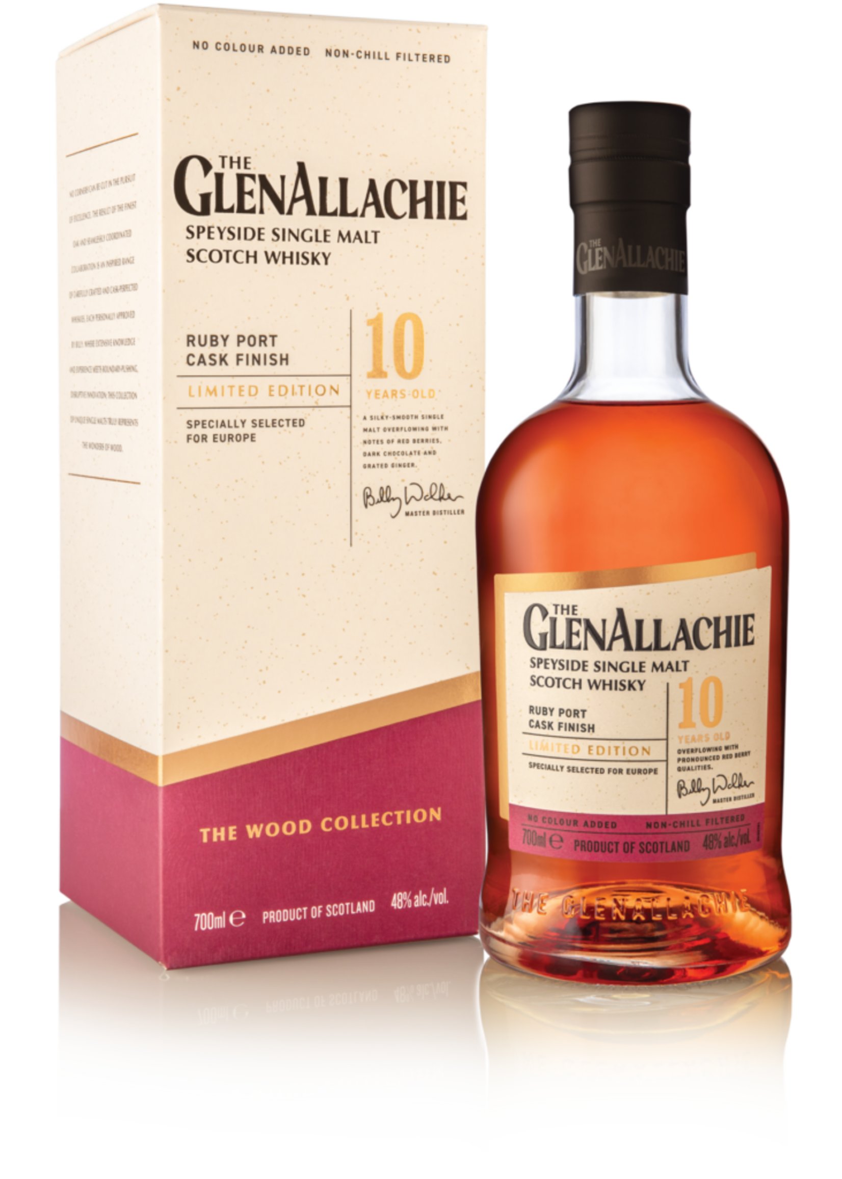 GlenAllachie 10Y Ruby Port Cask Finish